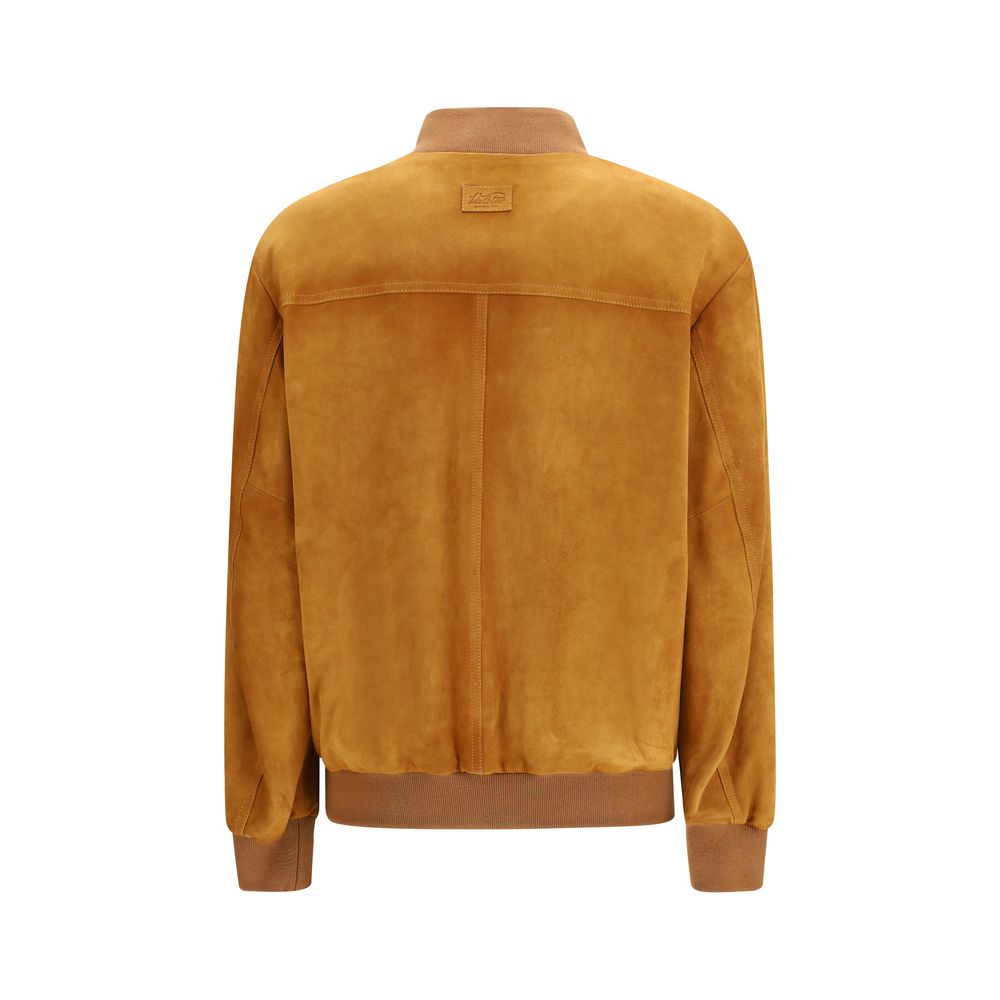 Valstar Brown Goatskin Bomber Jacket for Women