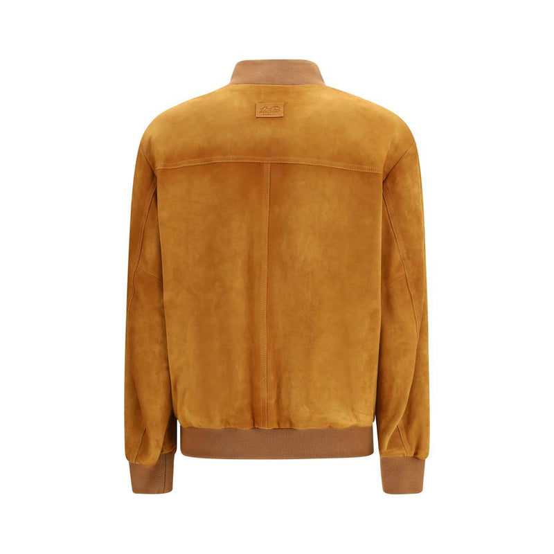 Valstar Brown Goatskin Bomber Jacket for Women