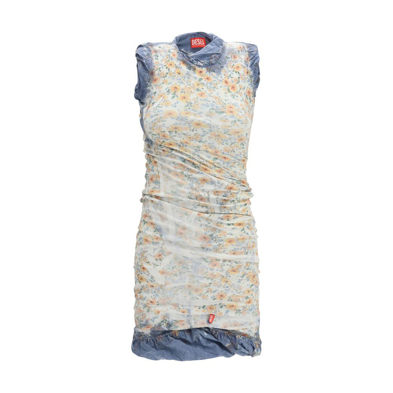 Diesel D-Ayana Multicolor Cotton Casual Dress for Women