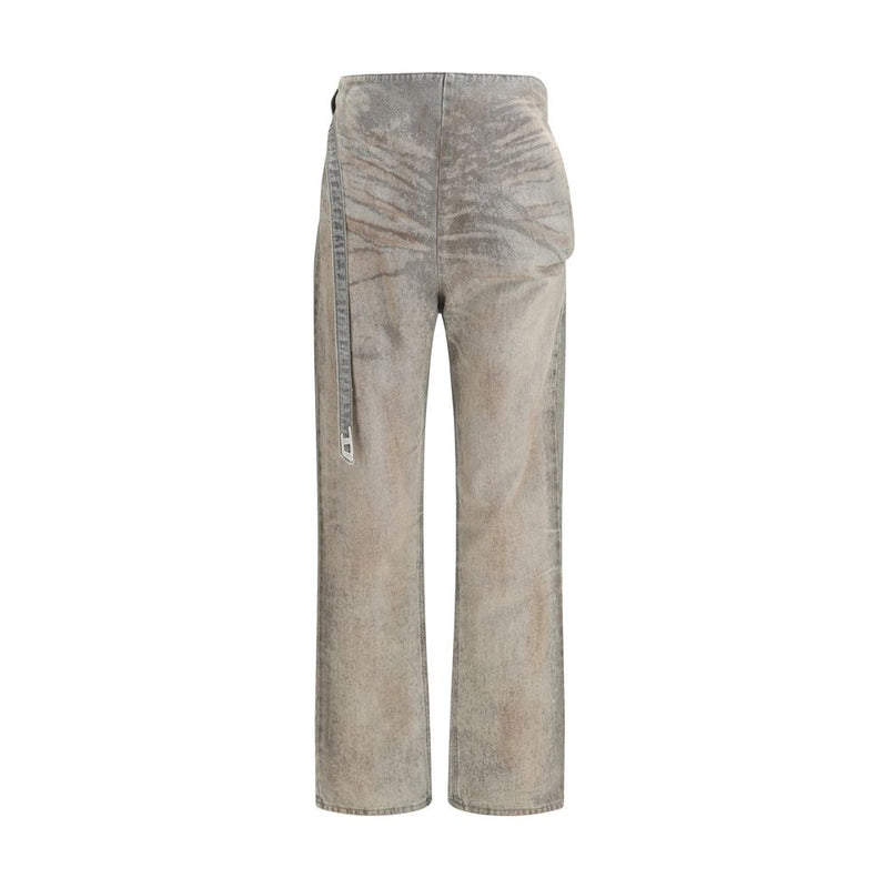 Diesel Gray Cotton Slim Fit Jeans for Women