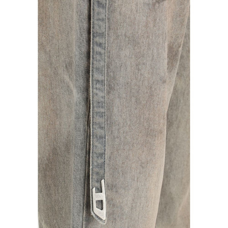 Diesel Gray Cotton Slim Fit Jeans for Women