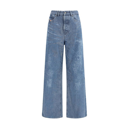 Diesel 1996 D-Sire Blue Cotton Relaxed Fit Jeans