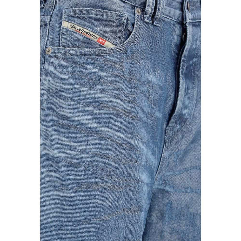 Diesel 1996 D-Sire Blue Cotton Relaxed Fit Jeans for Women