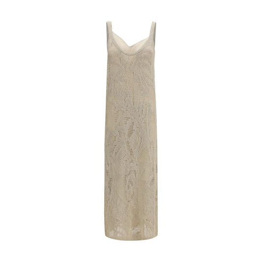 Brunello Cucinelli Beige Linen Casual Dress - Elegant Summer Style