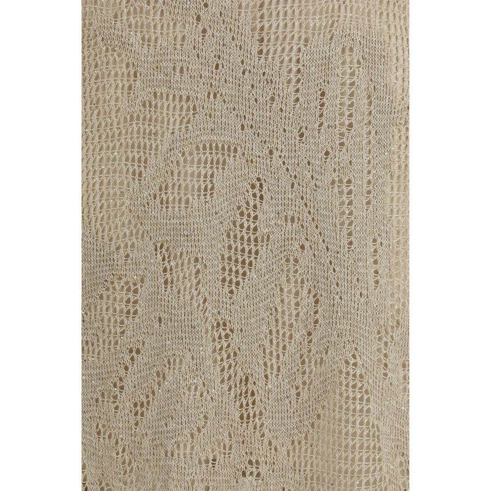 Brunello Cucinelli Beige Linen Casual Dress for Women