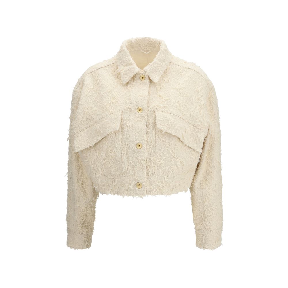 Brunello Cucinelli Beige Cotton Denim Jacket for Women