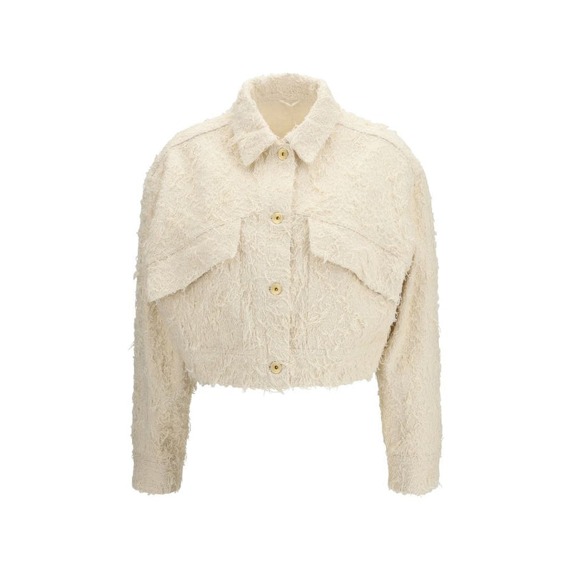 Brunello Cucinelli Beige Cotton Denim Jacket for Women