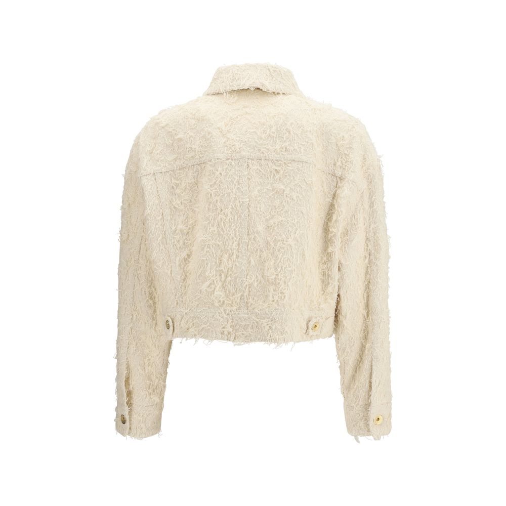 Brunello Cucinelli Beige Cotton Denim Jacket for Women