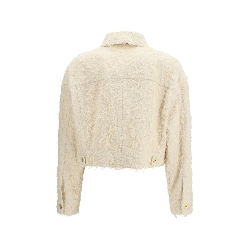 Brunello Cucinelli Beige Cotton Denim Jacket for Women