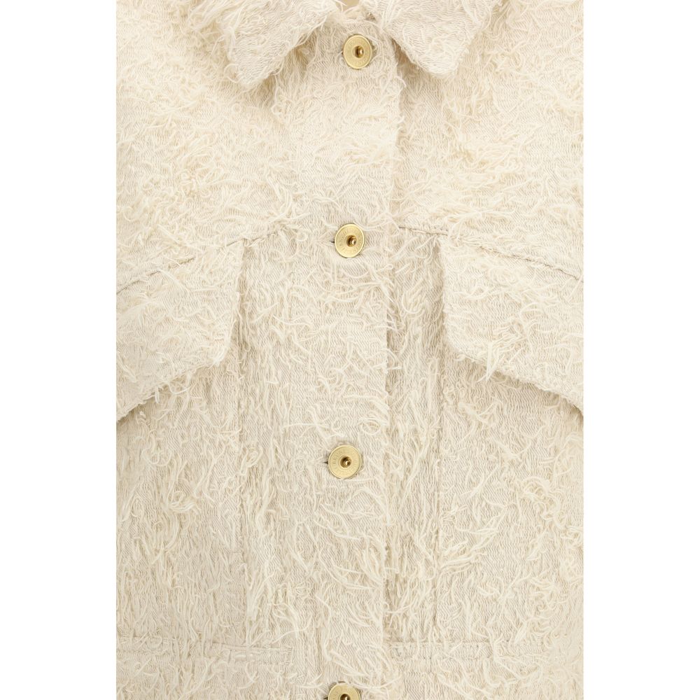 Brunello Cucinelli Beige Cotton Denim Jacket for Women