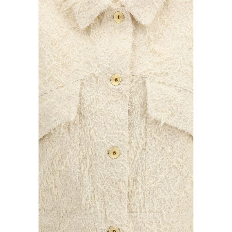 Brunello Cucinelli Beige Cotton Denim Jacket for Women