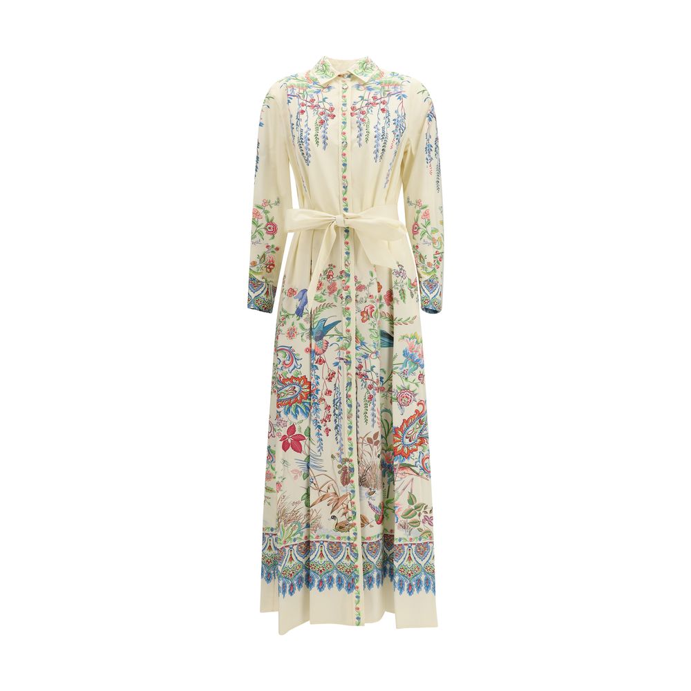 Robe décontractée en coton blanc Etro