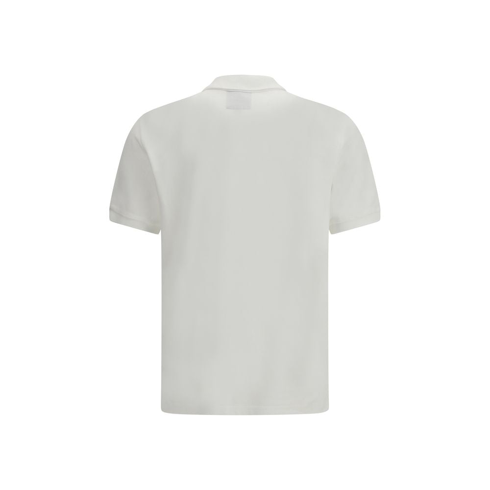 Parajumpers White Cotton Polo Shirt - Casual Elegance
