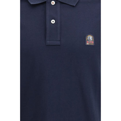 Parajumpers blauw katoenen poloshirt