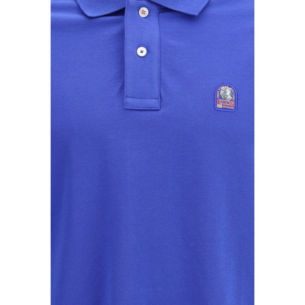 Parajumpers Blue Cotton Polo Shirt for Men