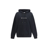 Off-White Black Cotton Script Arrow Diagonal Skate Hoodie