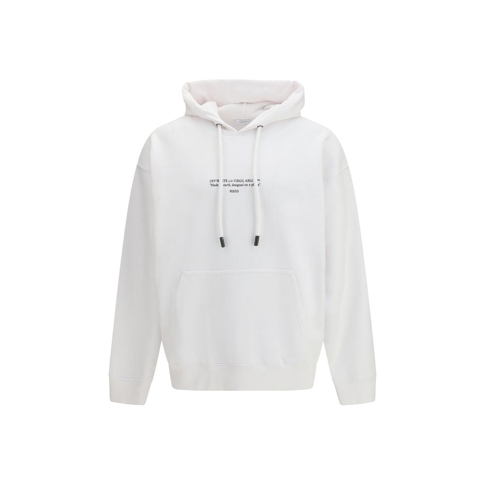 Sweat-shirt en coton blanc Off-White