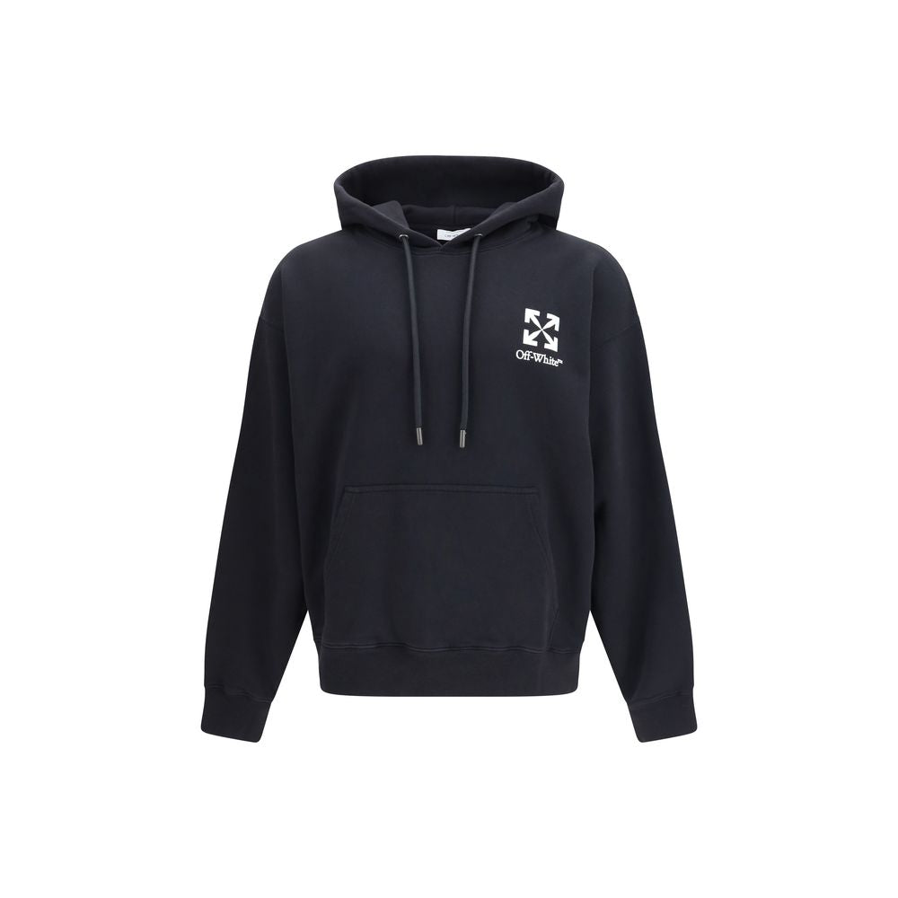 Off-White Small Arrow Skate Hoodie - Black Cotton Sweatshirt