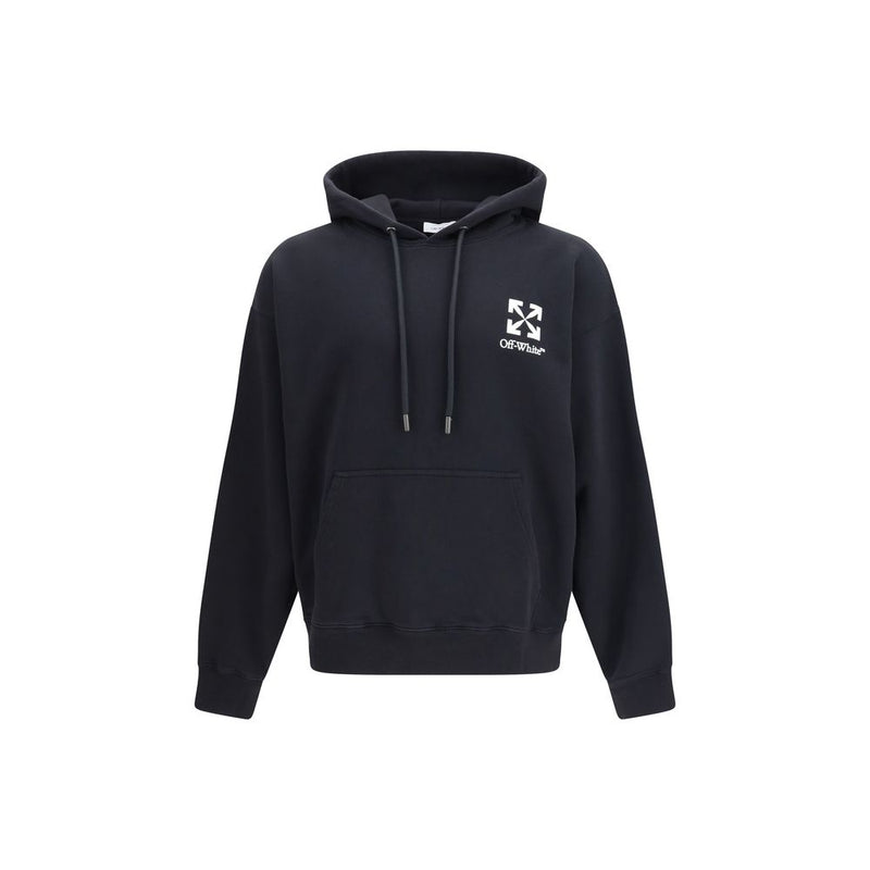 Off-White Small Arrow Skate Hoodie - Black Cotton Sweatshirt