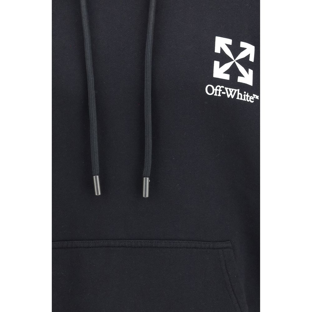 Off-White Small Arrow Skate Hoodie - Black Cotton Sweatshirt