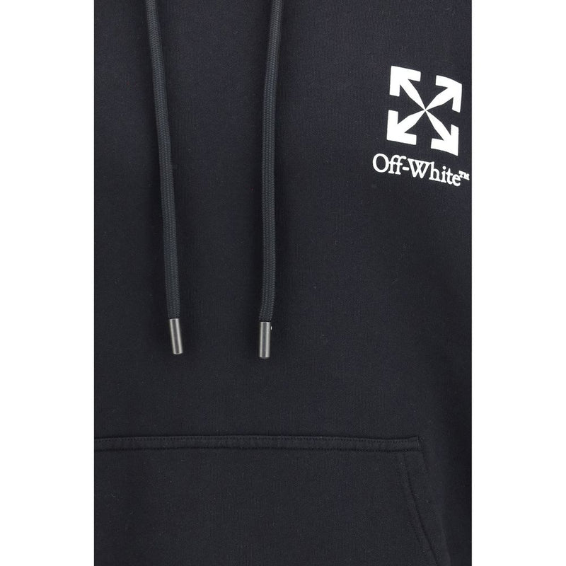 Off-White Small Arrow Skate Hoodie - Black Cotton Sweatshirt