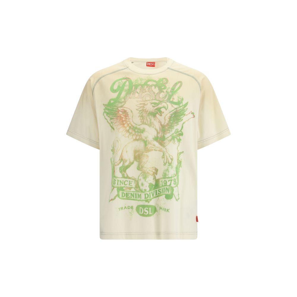 Diesel T-Griffo Multicolor Cotton Sportswear T-Shirt