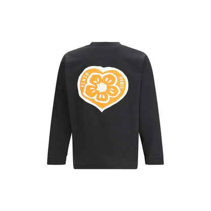 Kenzo Zwart Katoenen T-shirt met Lange Mouwen