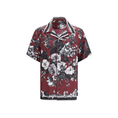 Chemise Dolce & Gabbana en soie à motifs multicolores