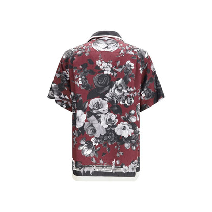 Chemise Dolce & Gabbana en soie à motifs multicolores