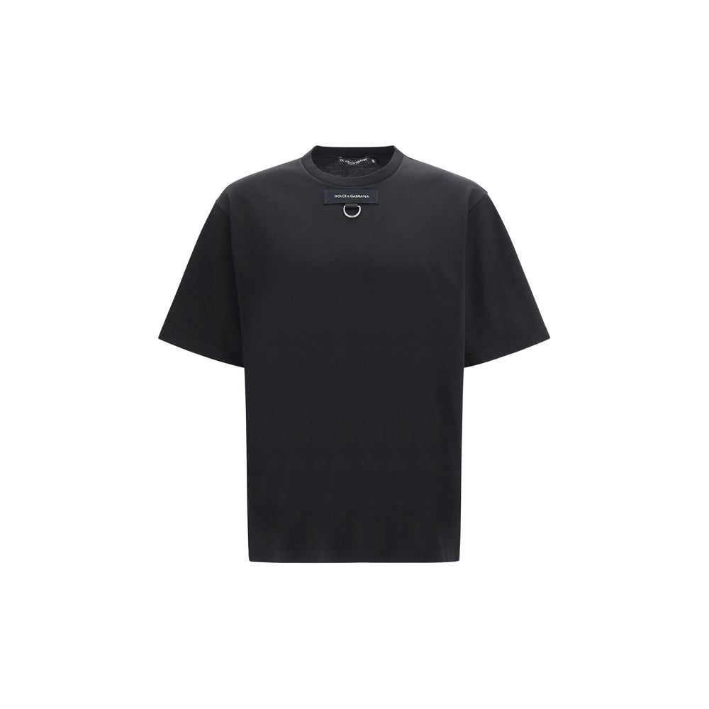 T-shirt en coton noir Dolce &amp; Gabbana