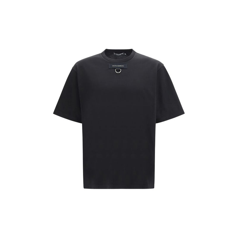 T-shirt en coton noir Dolce &amp; Gabbana