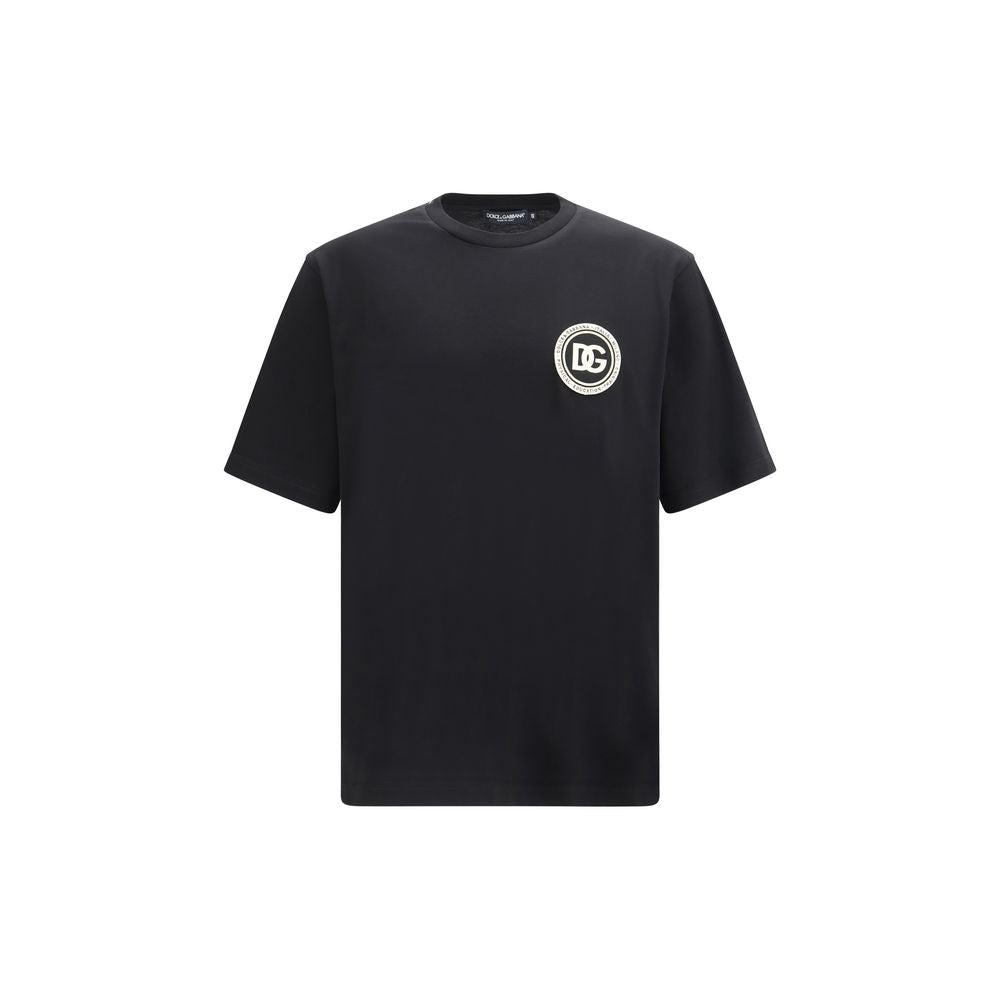 T-shirt en coton noir Dolce &amp; Gabbana