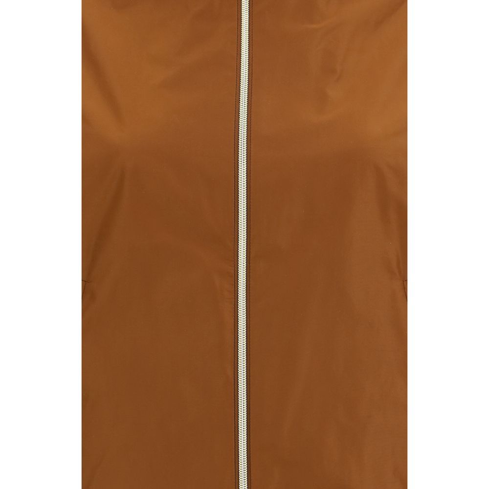 Herno Brown Polyester Rain Coat for Women