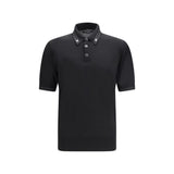 Polo en soie noire Dolce & Gabbana