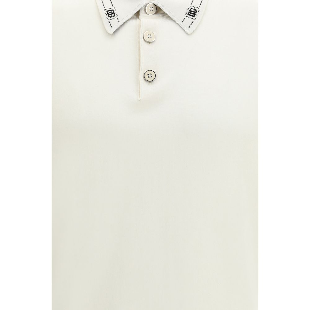 Dolce & Gabbana Beige Zijden Poloshirt