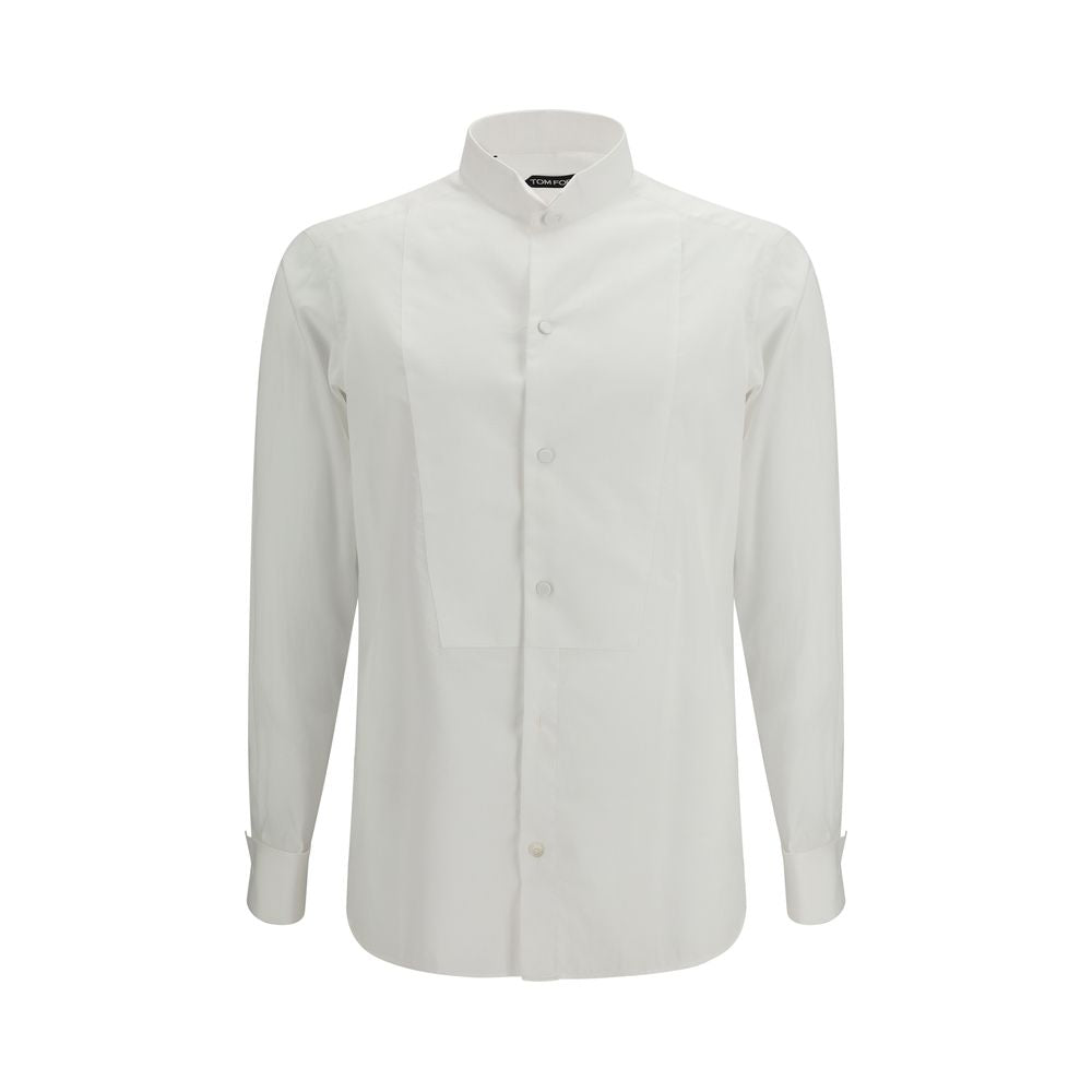 Chemise habillée en coton blanc Tom Ford