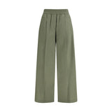 Brunello Cucinelli Bicolor Cotton Casual Pants for Women