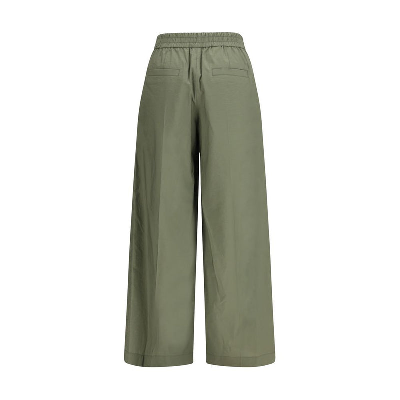 Brunello Cucinelli Bicolor Cotton Casual Pants for Women