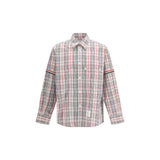 Thom Browne Oversized Multicolor Tartan Polo Shirt