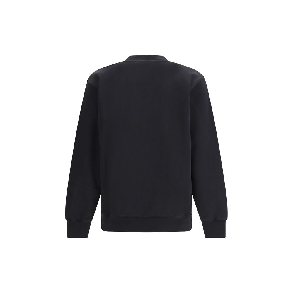 Philipp Plein Black Cotton Crewneck Sweatshirt