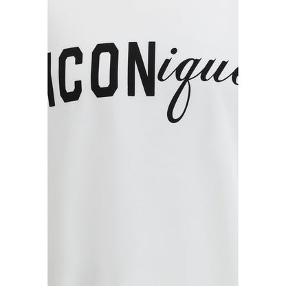 T-shirt en coton blanc Dsquared²