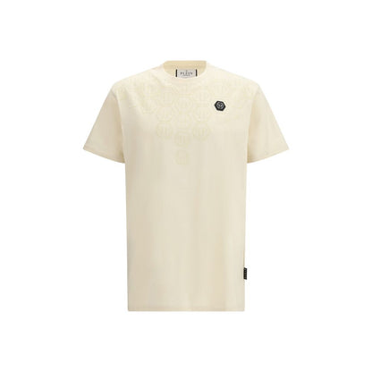 Philipp Plein Beige Katoenen T-shirt