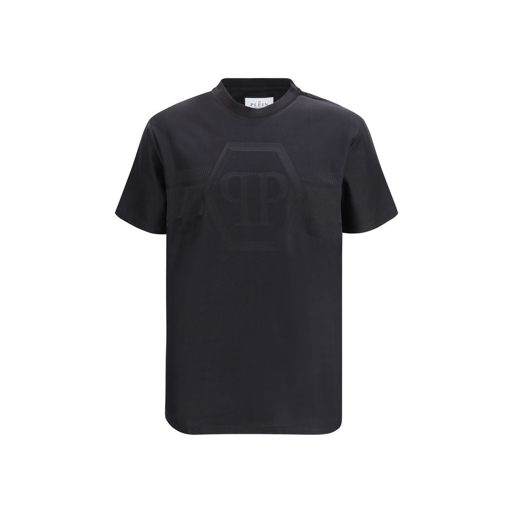 T-shirt en coton noir Philipp Plein