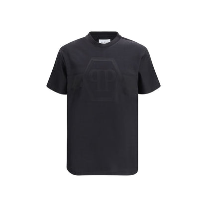 T-shirt en coton noir Philipp Plein