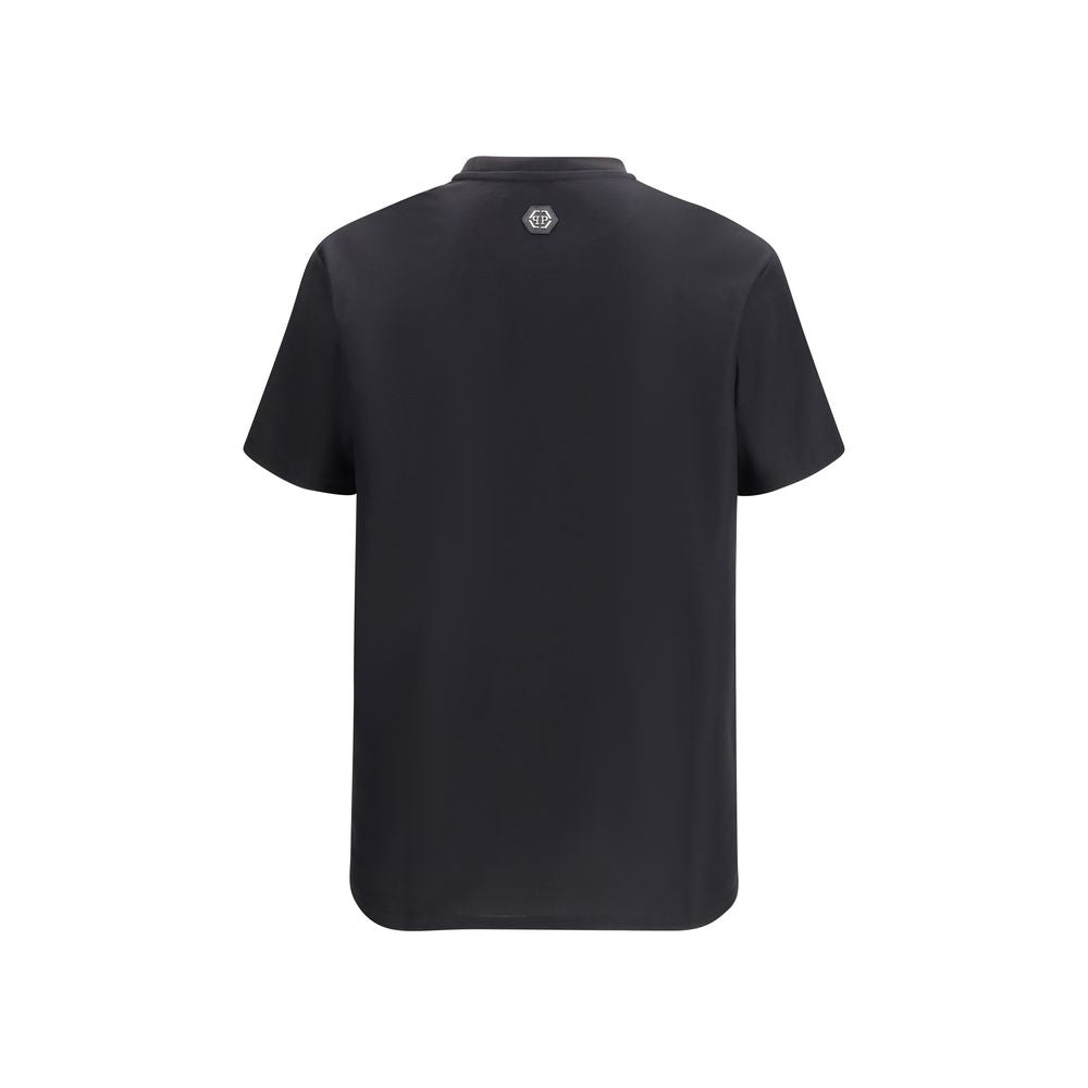 T-shirt en coton noir Philipp Plein