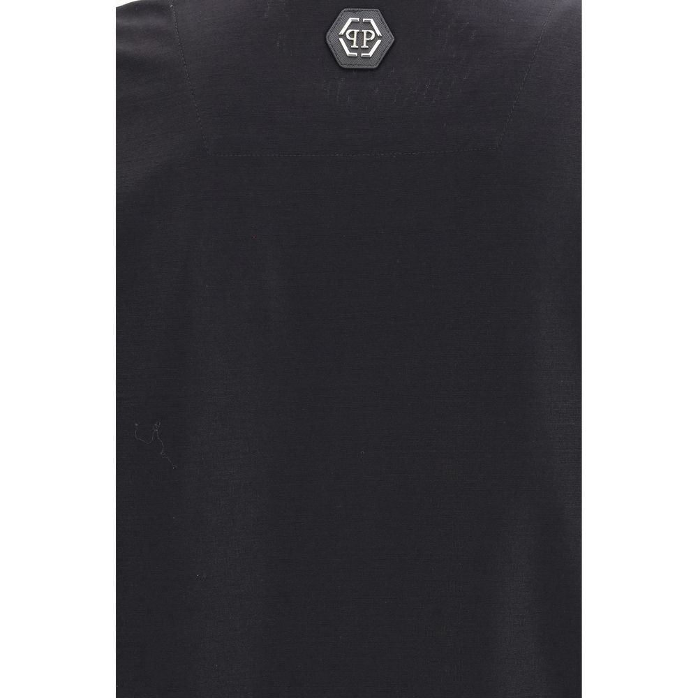 T-shirt en coton noir Philipp Plein