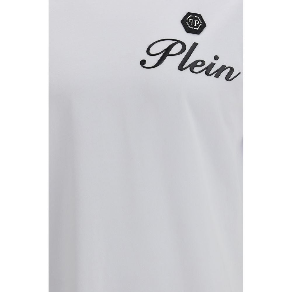 T-shirt en coton blanc Philipp Plein