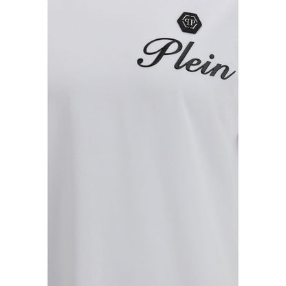 T-shirt en coton blanc Philipp Plein
