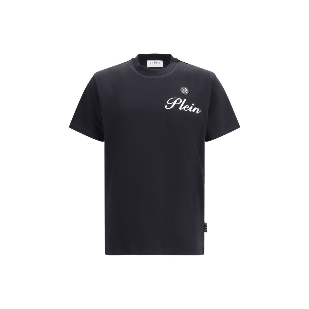 T-shirt en coton noir Philipp Plein