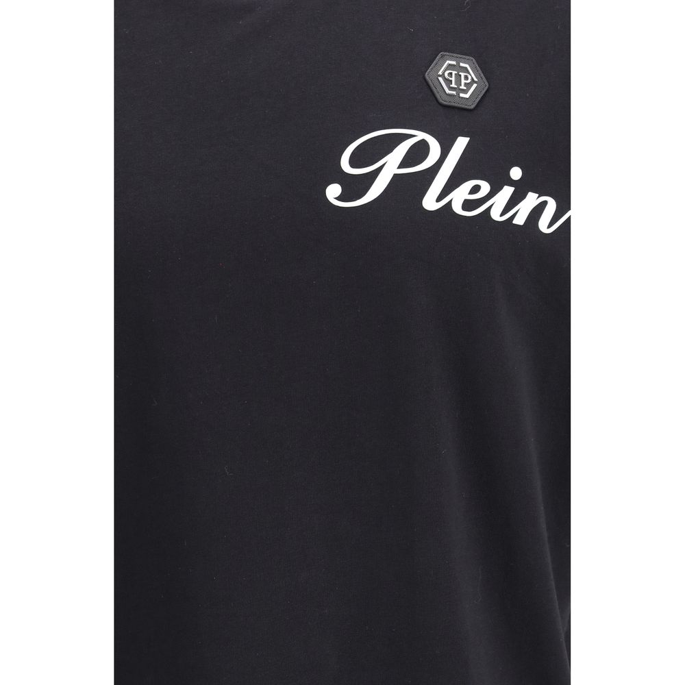 T-shirt en coton noir Philipp Plein